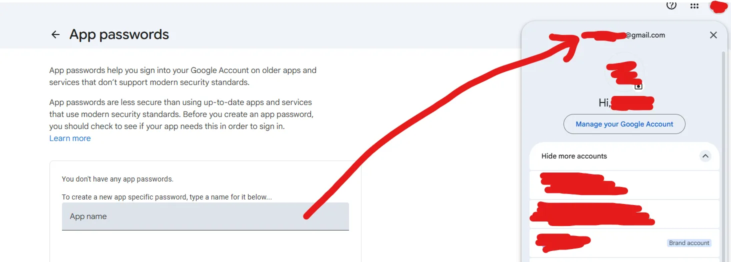 App Email and Password App Email and Password